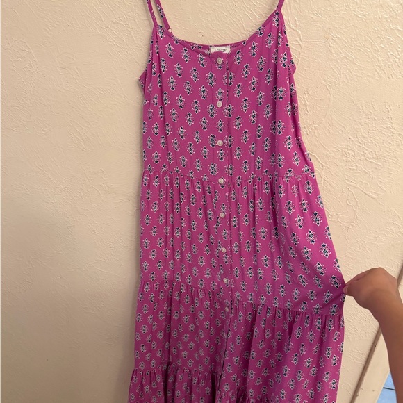 Pink Floral Women's Dress - Picture 3 of 8